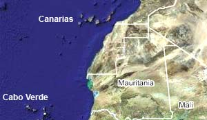 Localizador de África Occidental (20minutos.es /Google Maps).