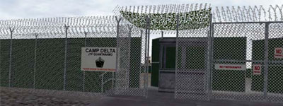 Puerta principal de Guantánamo