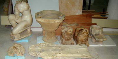 Algunas de las antigüedades incautadas por el Gobierno griego y que supuestamente fueron obtenidas de forma ilegal.