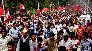 Protestas en Nepal