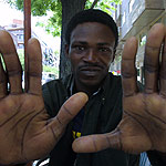 El inmigrante procedente de Liberia, Jacques Kamra. Foto: Jorge París.