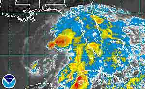 La tormenta tropical 'Alberto' se acerca a Florida. (EFE)