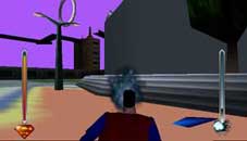 Imagen del juego 'Superman 64'.