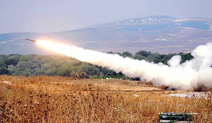 170706 Misil lanzado por Israel hacia líbano