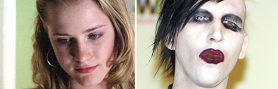 Evan Rachel Wood y Marilyn Manson son pareja.