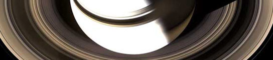 Los anillos de Saturno captados desde el espacio.
