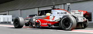 El McLaren en Spa
