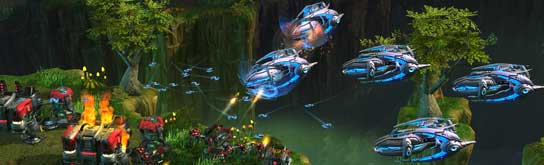 Captura del videojuego StarCraft II.