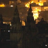 La catedral de Santiago, a oscuras