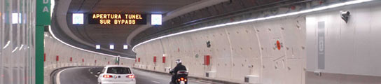El límite de velocidad en los túneles de la M-30 es de 70 Km/h