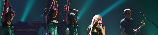La cantante Avril Lavigne en la gala de los MTV Awards.
