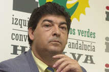 Diego Valderas candidato a la presidencia de la Junta de Andalucía por Izquierda Unida y nº 1 por Huelva.