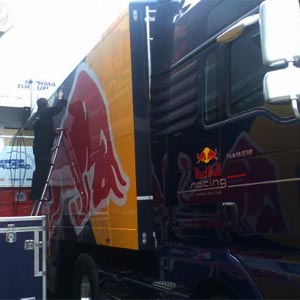 Camión de Red Bull