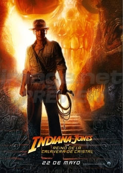 Indiana Jones y el reino de la calavera de cristal.