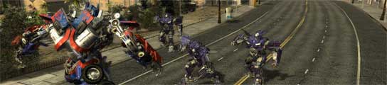 Una imagen del juego Transformers para PS3, de Activision.