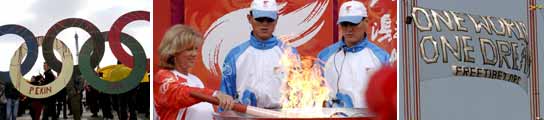 El fuego olímpico se ha convertido en los últimos días en un verdadero quebradero de cabeza. (EFE)