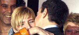 Zapatero besa a Sonsoles