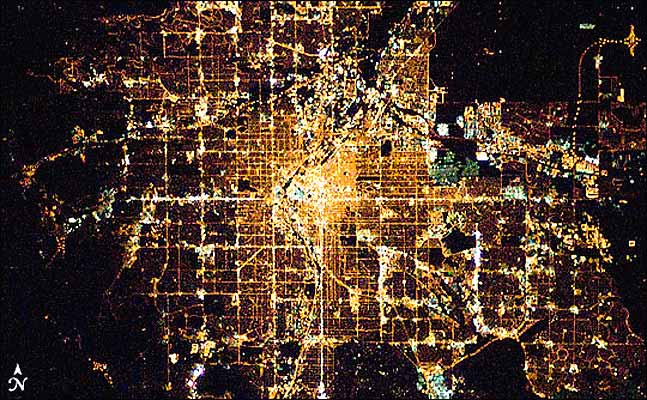 Ciudades de noche, Denver