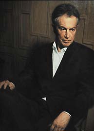 El retrato de Tony Blair. (AP).