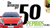 Campaña de Fiat: 'Un deportivo por 50 pepinos al mes'