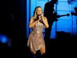La cantante estadounidense Mariah Carey, durante el &uacute;nico concierto en Espa&ntilde;a de su gira 'Caution World Tour 2019', en el Festival Jardins de Pedralbes, en Barcelona.