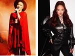 Im&aacute;genes de las cantantes Pink y Rihanna.