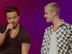 Justin Bieber y Luis Fonsi cantan juntos 'Despacito' durante un concierto en Puerto Rico en 2017.