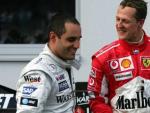 Juan Pablo Montoya y Michael Schumacher