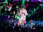 El cantante Bad Bunny, durante los Spotify Awards 2020 celebrados en Ciudad de M&eacute;xico.