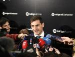 El portero Iker Casillas, presentado como embajador de LaLiga Icons