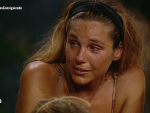 Ivana Icardi rompe a llorar ante las palabras de Hugo Sierra, en 'Supervivientes 2020'.