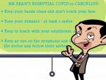 Mr. Bean ense&ntilde;a las normas b&aacute;sicas de prevenci&oacute;n del coronavirus.