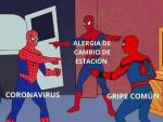 Meme de spiderman.