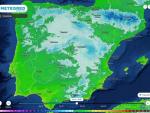 Mapa de temperaturas en Espa&ntilde;a