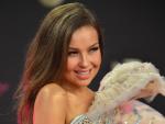 La cantante Thalia posa en un evento en Miami.