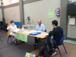 Mesa electoral de Durango (Vizcaya), en una imagen de las elecciones vascas del 12 de julio de 2020.