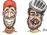 Caricatura de 'Auto Hebdo' sobre el accidente de Fernando Alonso y la sonrisa de Daniel Ricciardo