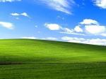 El m&iacute;tico fondo de pantalla de Windows XP, 'Bliss'.