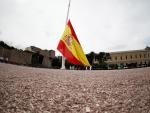 El izado solemne de la bandera por el séptimo aniversario de la proclamación de Felipe VI como rey de España.