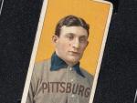 Cromo de Honus Wagner en los Pittsburgh Pirates.