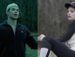 Kellan Lutz y Ashley en Greene en 'Crepúsculo'