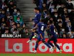 Jovic celebra un gol con el Real Madrid