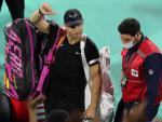 Rafael Nadal tras el choque ante Andy Murray en Abu Dabi
