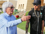 Bernie Ecclestone y Lewis Hamilton