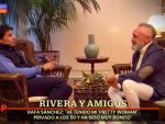 Rafa Sánchez charla con Fran Rivera en 'Espejo público'.
