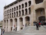 Entrada de la Facultad de Educación y Turismo de la Universitat de Girona (UdG).