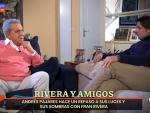 Fran Rivera charla con Andrés Pajares.