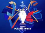 Promoci&oacute;n de la final de Champions 2022 en San Petersburgo.