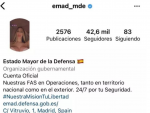 La cuenta oficial de Instagram del Estado Mayor de la Defensa se ha llenado de im&aacute;genes er&oacute;ticas de mujeres.