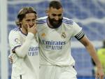 Luka Modric y Karim Benzema, l&iacute;deres del Real Madrid.